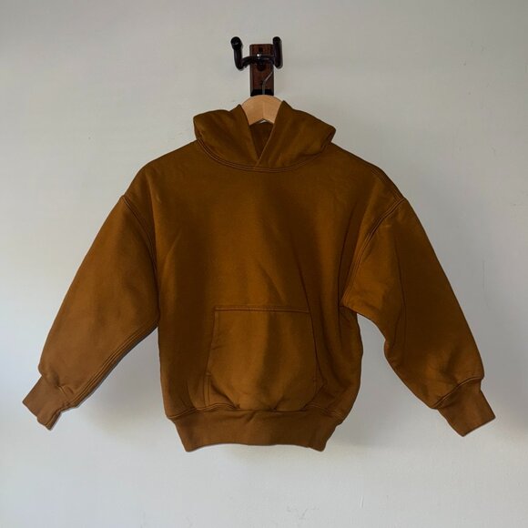 Yeezy Other - Yeezy X Gap YZY Orange Brown Brown2 Double Layer Hoodie Sweatshirt Kids Youth M